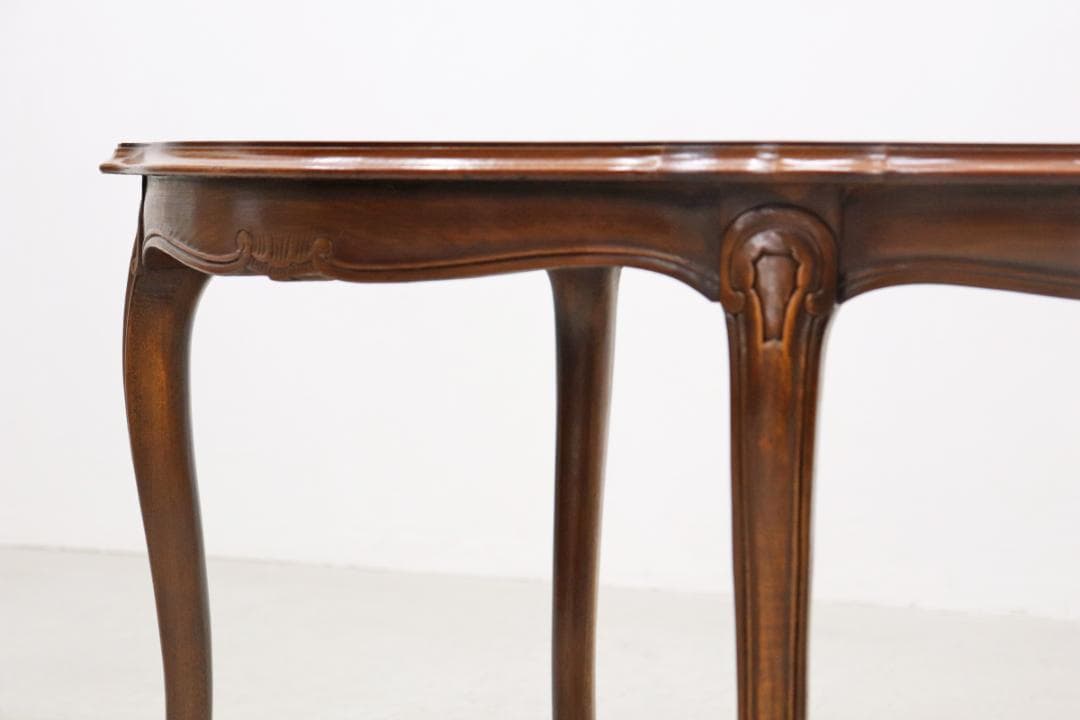 ヴィンテージ クラシカル オーバル センターテーブル サイドテーブル 猫脚