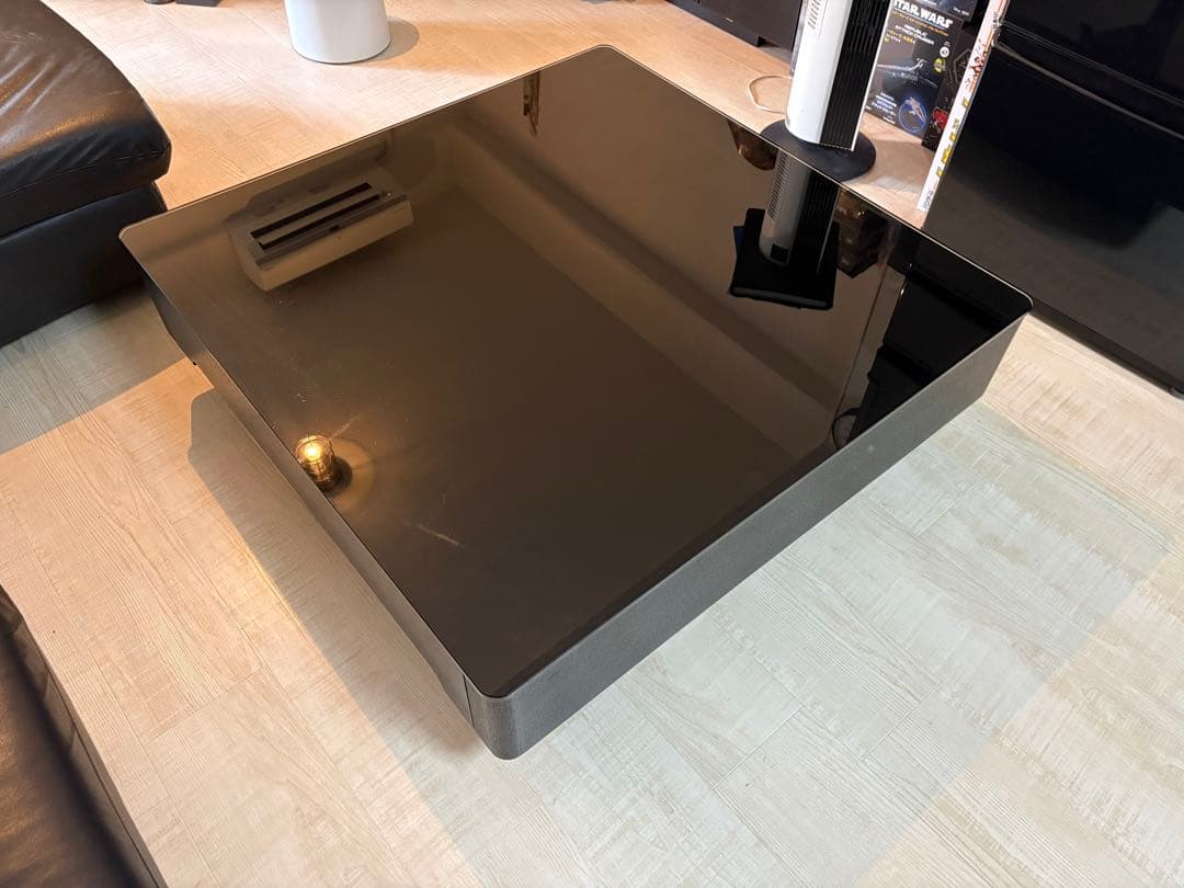 ARMONIA アルモニア paora1000 ガラスローテーブル