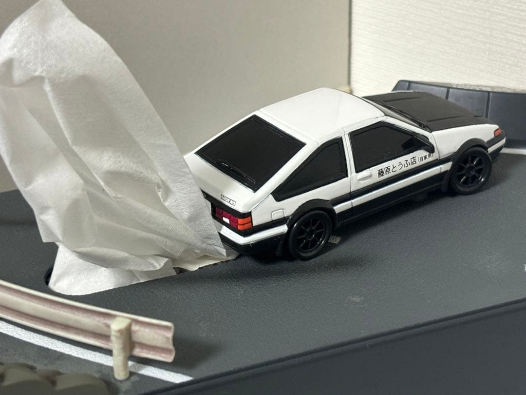 イニシャルD/ティッシュケース/ドリフト/頭文字D/限定/86/ハチロク/非売品