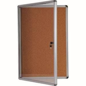 値下　屋内掲示板 450×600mm　ポスターケース　カバー付き　扉付き