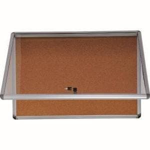 値下　屋内掲示板 450×600mm　ポスターケース　カバー付き　扉付き