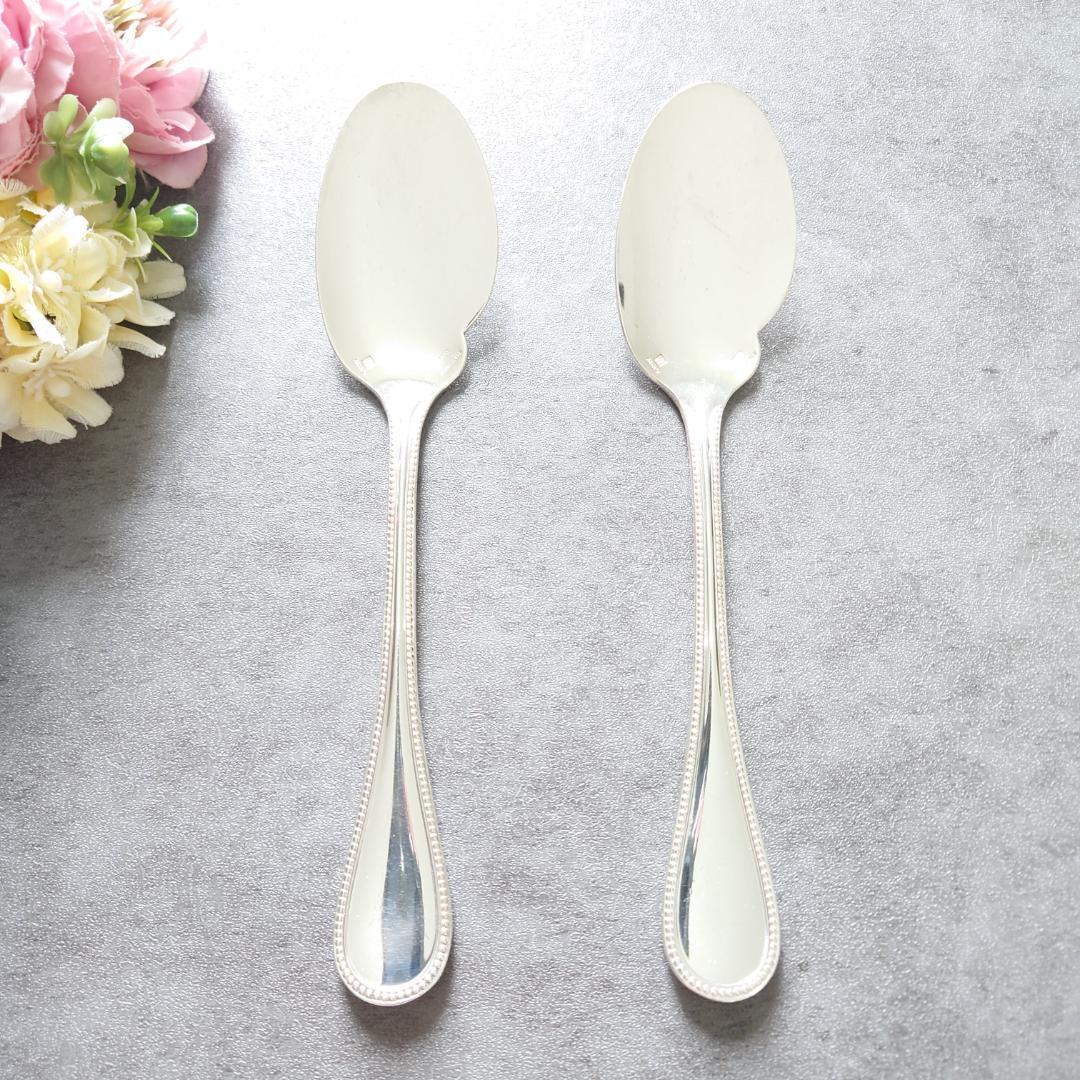 極希少 クリストフル パール ソーススプーン 2点