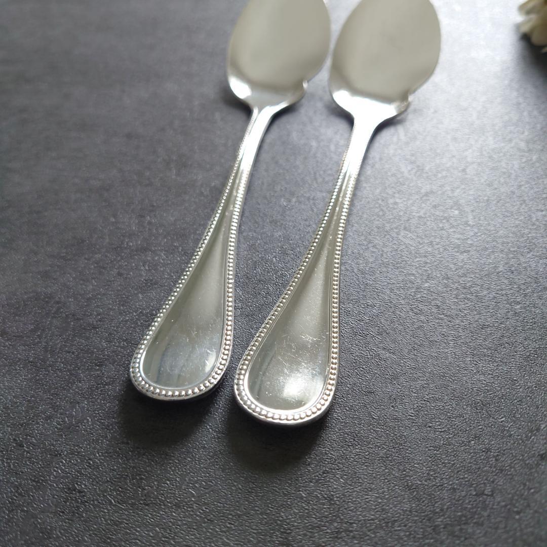 極希少 クリストフル パール ソーススプーン 2点
