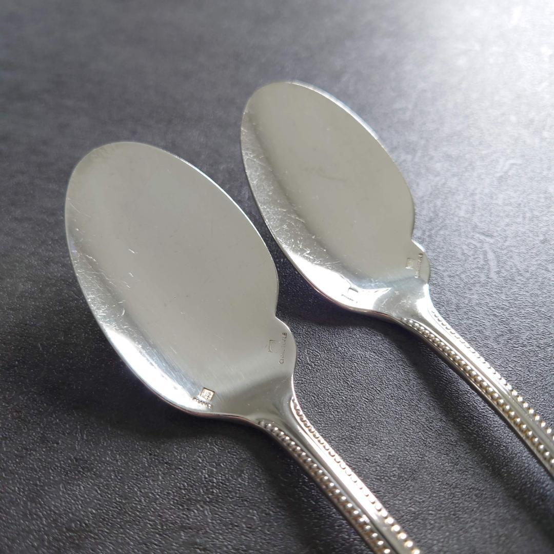 極希少 クリストフル パール ソーススプーン 2点