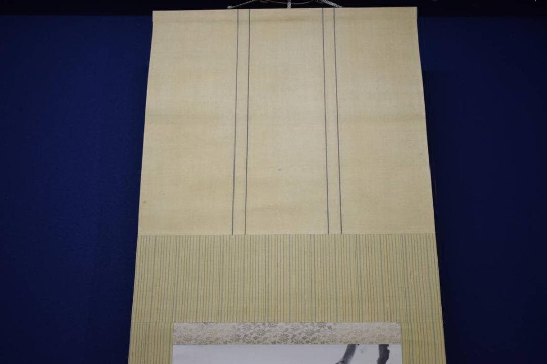 真作/小川千甕/紅葉菊に小禽図/布袋屋掛軸HJ-342 - メルカリ