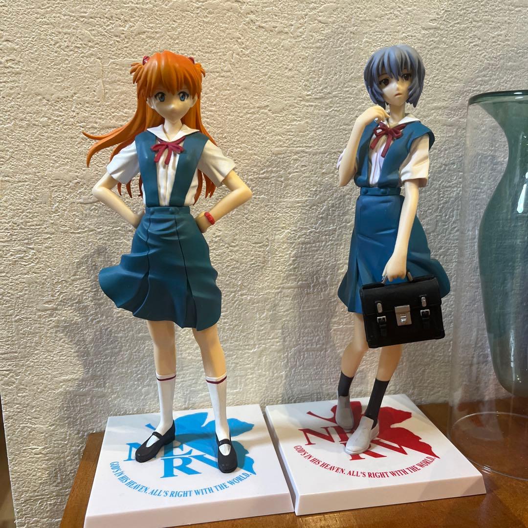 エヴァンゲリオン フィギュアセット 綾波レイ & アスカ - メルカリ