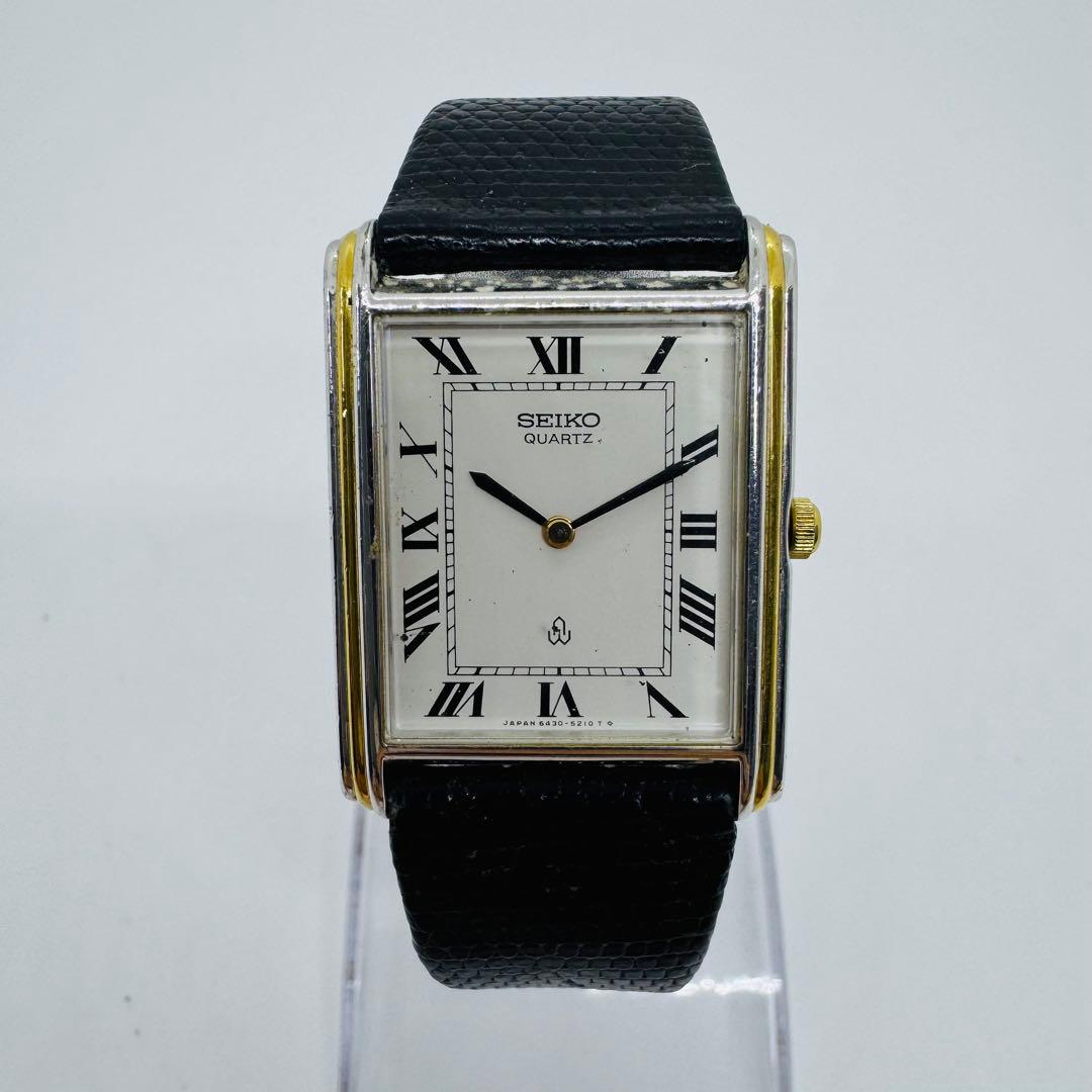 ✨SEIKO✨セイコー✨ドルチェ✨ホワイト文字盤✨6430-5110✨腕時計✨