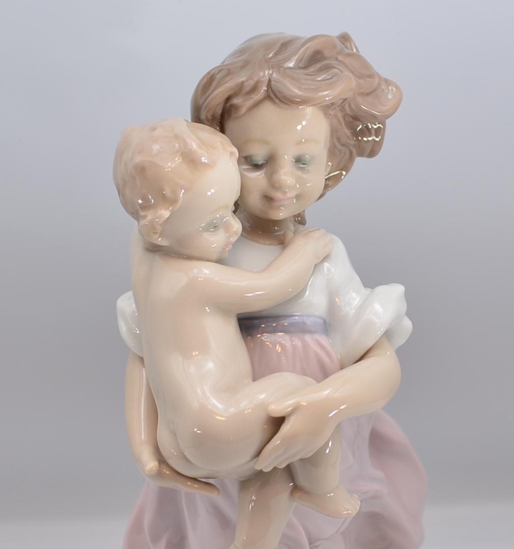 母親がわり　＃6681　★リヤドロ　スペイン　ポーセリン　ヴィンテージ　箱付き