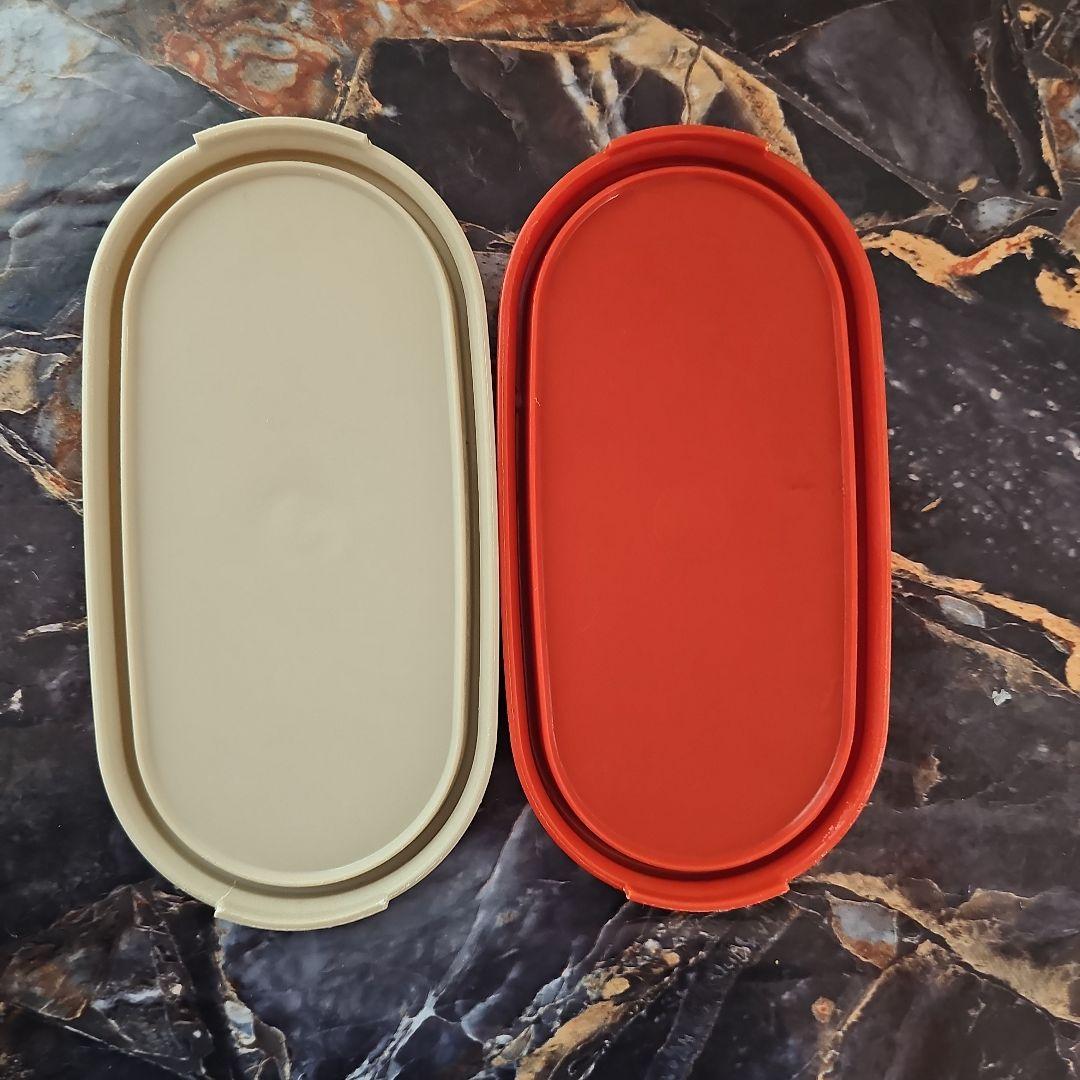 タッパーウェア4個組MM楕円♯4&スーパーオーバ