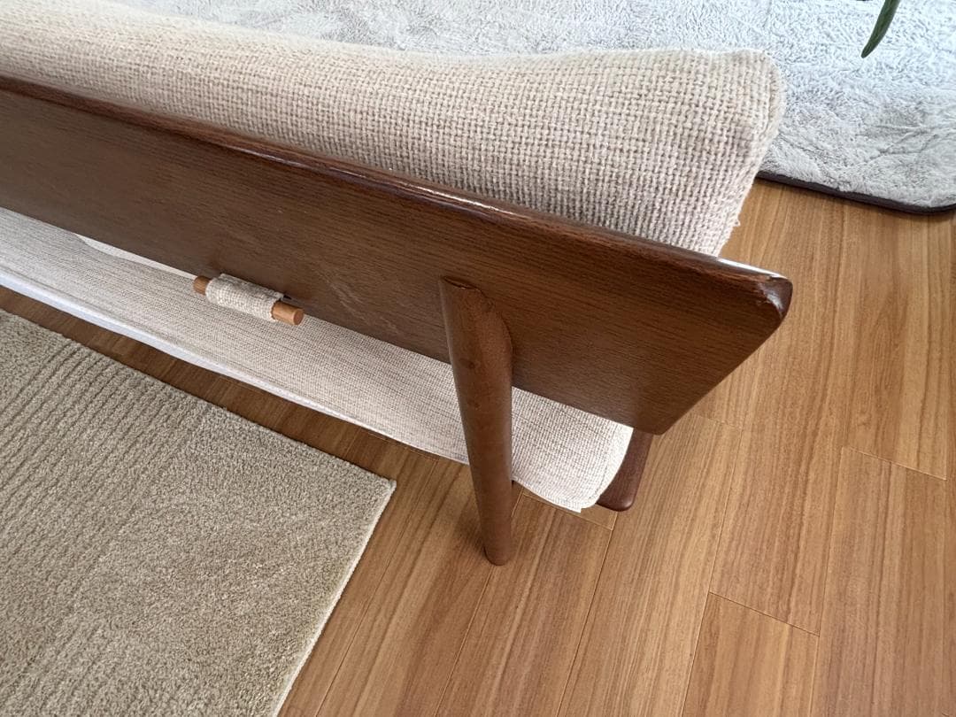 【送料込】ニトリ オークエスト 2人掛けソファ｜使用感あり・替えカバー可