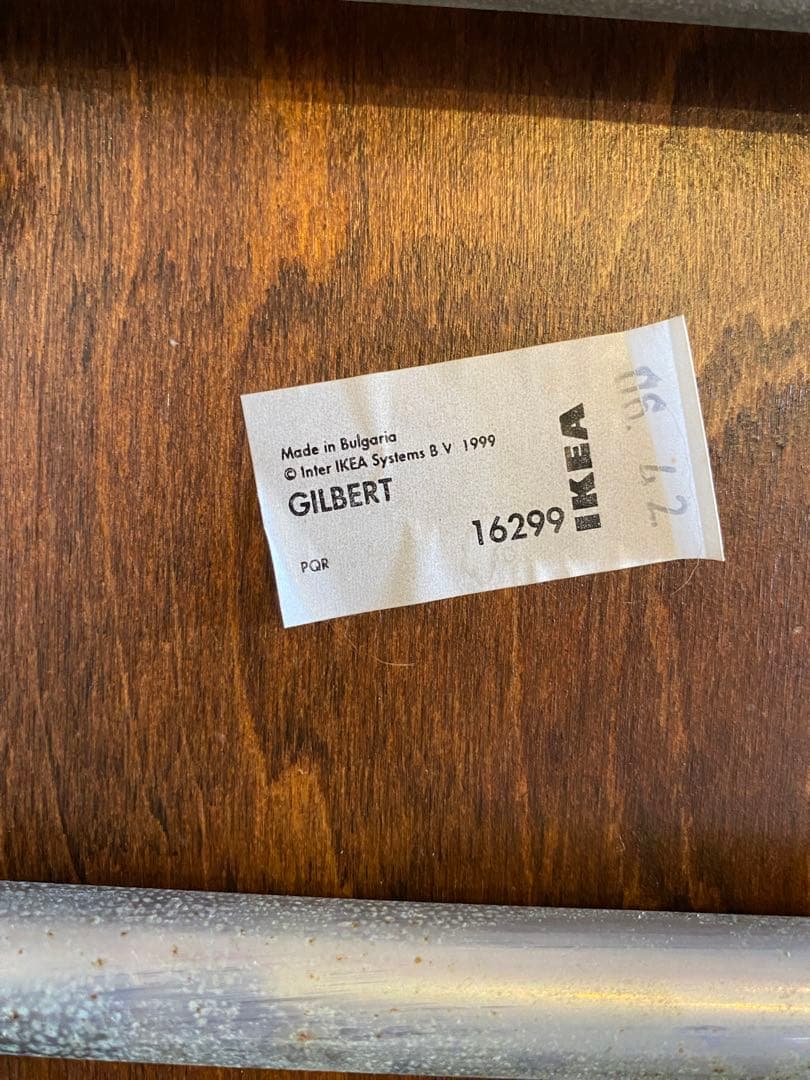 ② 90's IKEA GILBERT スタッキングチェア プライウッド - メルカリ