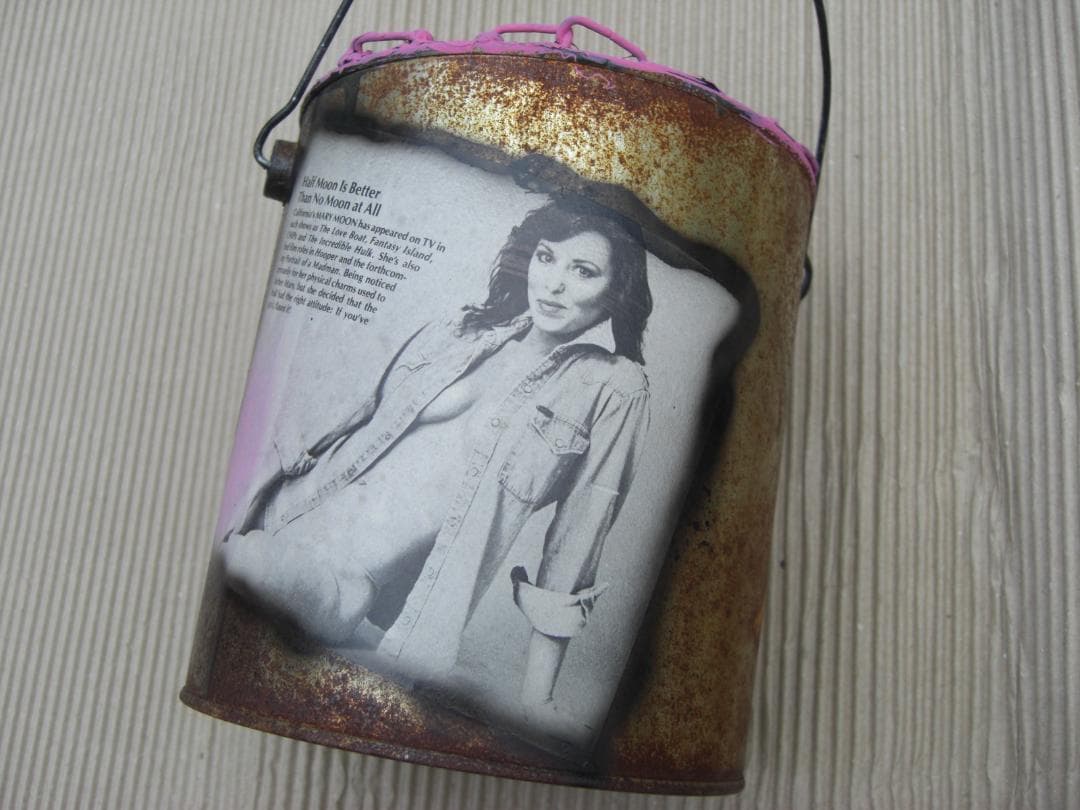 野菜人形 アンティーク ニンジン ナス パプリカ トマト 一つ目妖怪 ブリキ缶