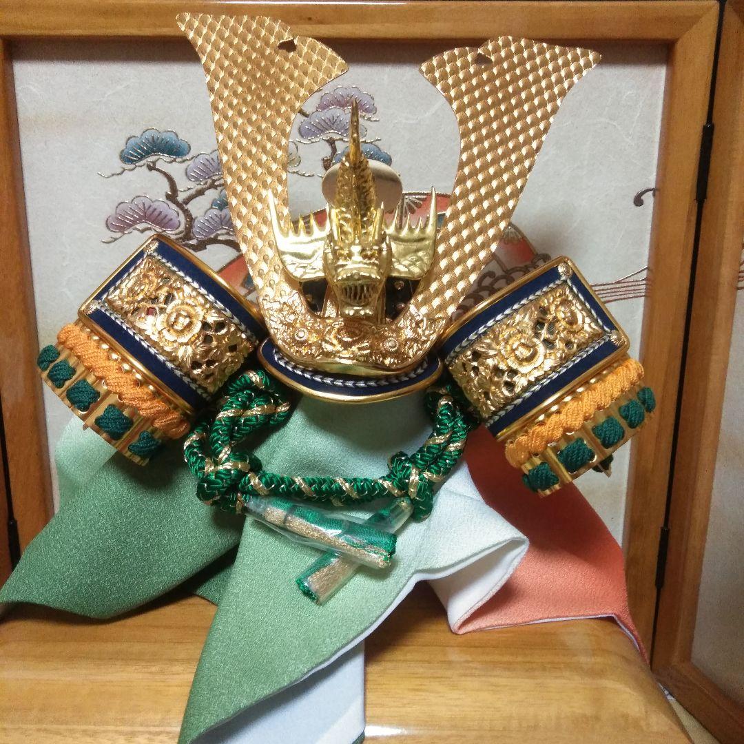 子供の日　五月人形兜セット　 節句人形　誕生祝い