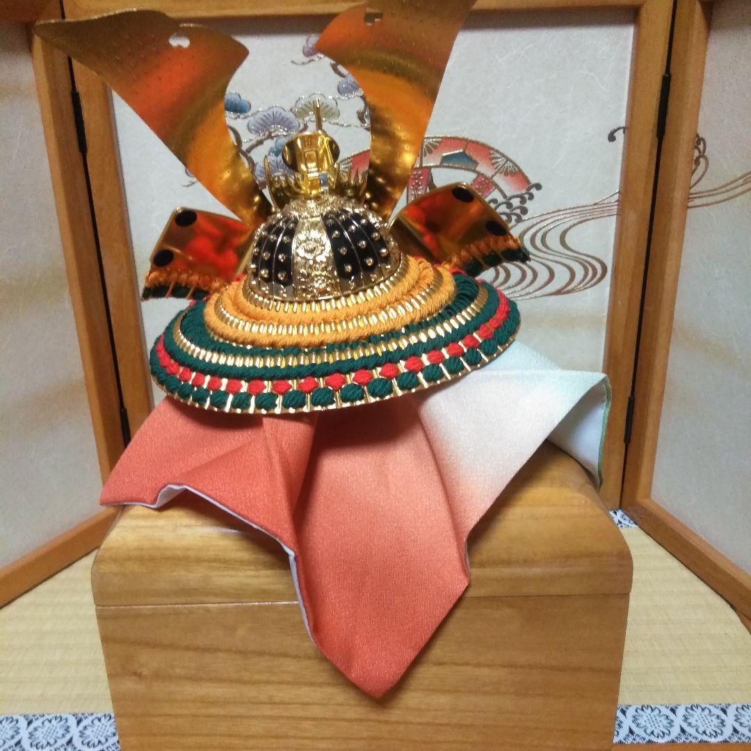 子供の日　五月人形兜セット　 節句人形　誕生祝い