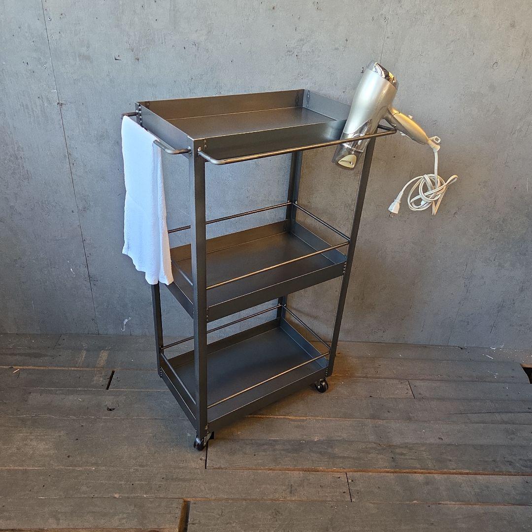 美容室ワゴン　キッチンワゴン　ツールワゴン　ワゴンカート　カートワゴン　アイアン