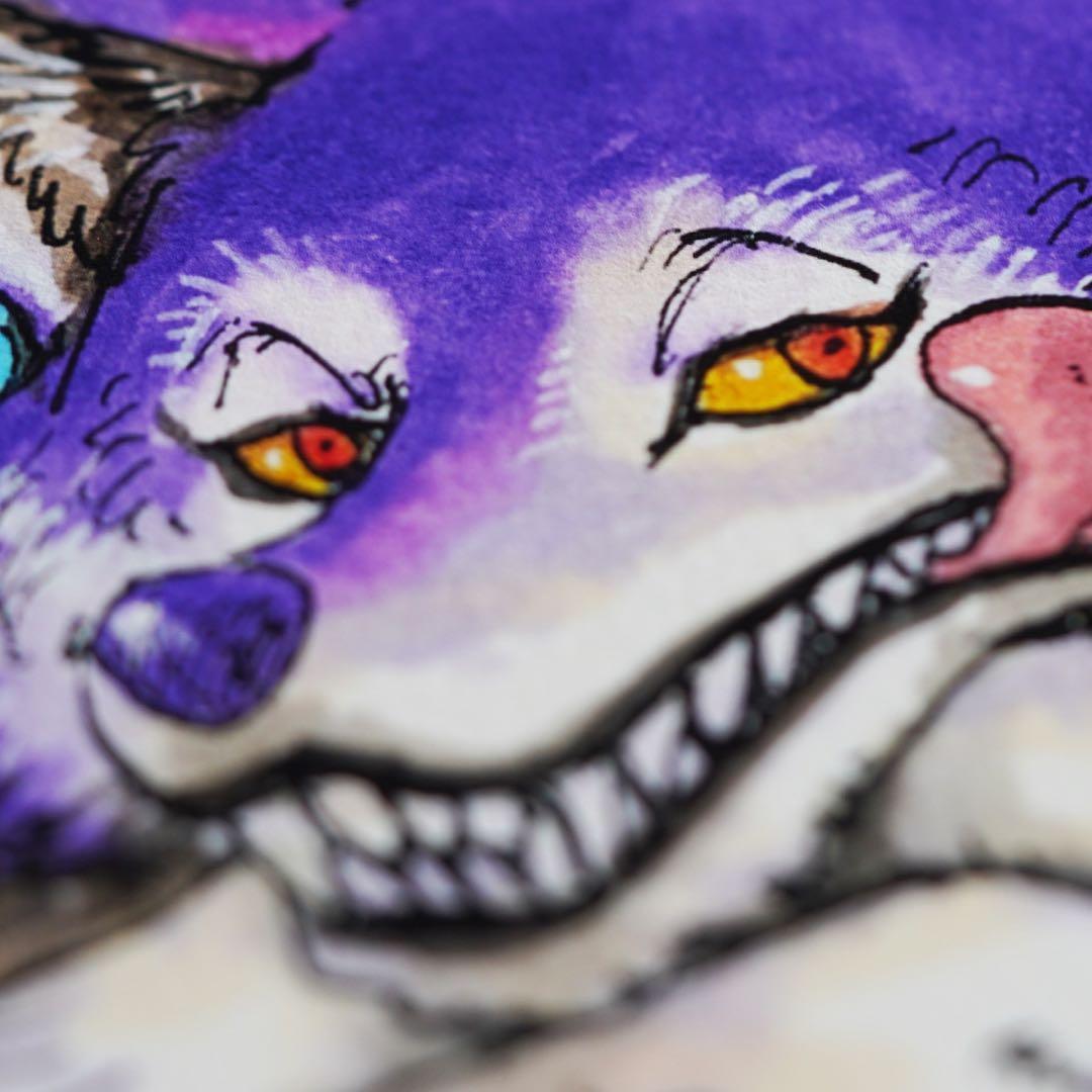 【未開封】ONE PIECE マンガアート(NFT) 雪と狼