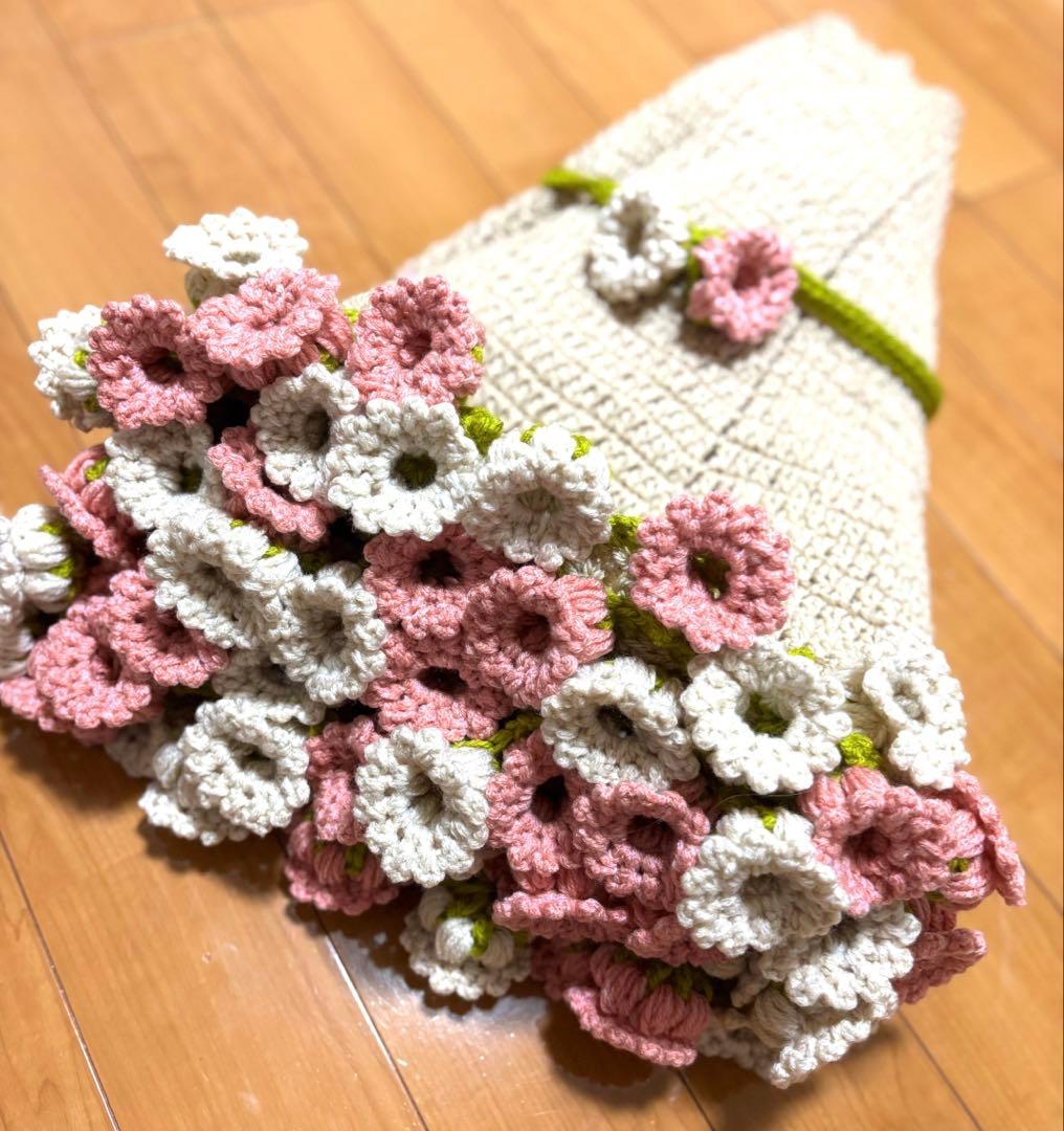 ともさん専用　花束ブランケット　フラワーブランケット