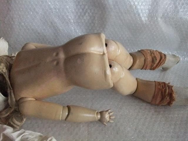 アンティークドール　 アーモンドマルセルュ ビスクドール　1890年頃