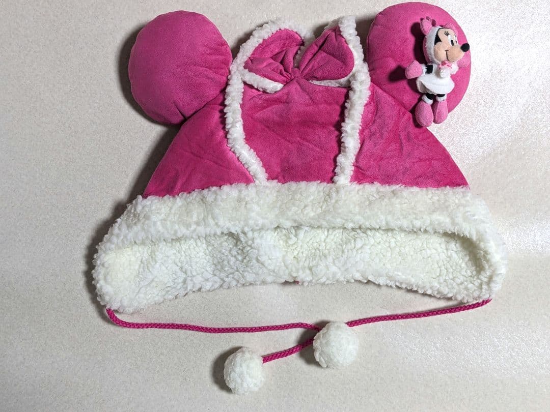 ディズニー ファンキャップ ピンク ムートン ミニー ミニーちゃん