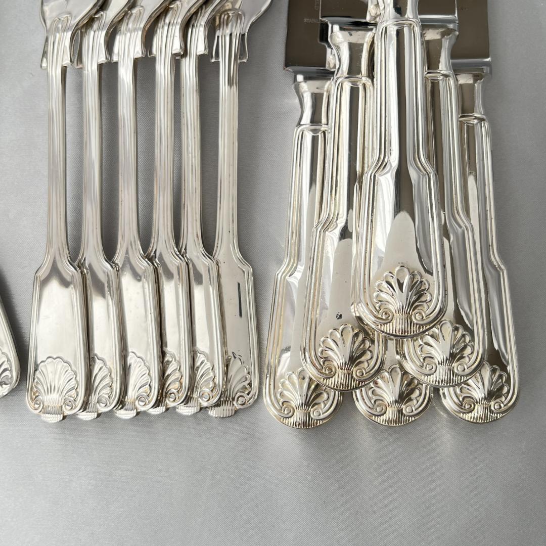 【英国】シェルのディナーセット 6名用26本組 A1プレート