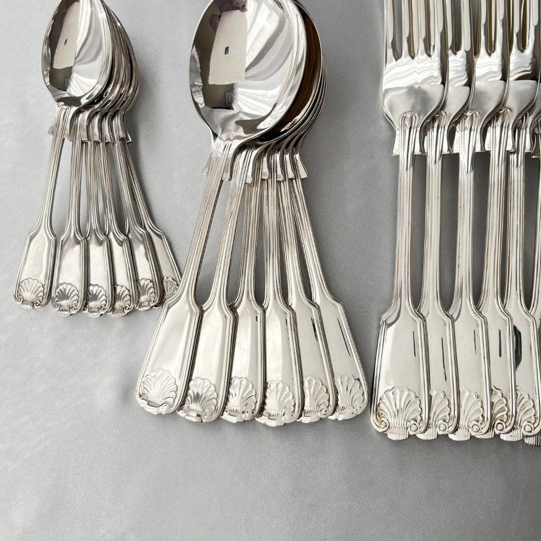 【英国】シェルのディナーセット 6名用26本組 A1プレート