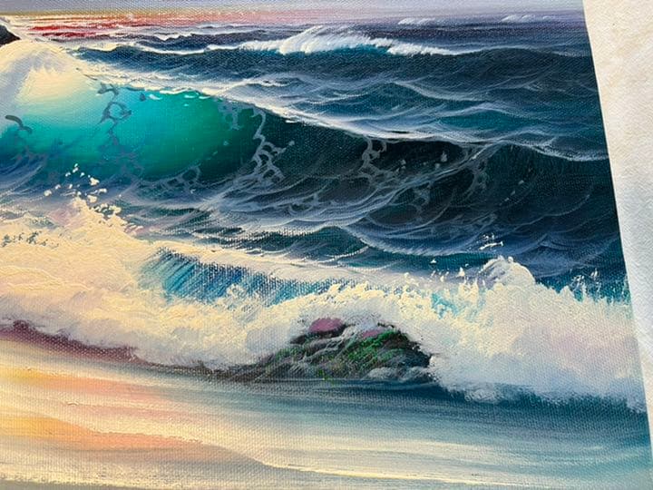 キャンバスビーチアート　豪華額装あり　西海岸　ロンハーマン　wtw サーファーズ
