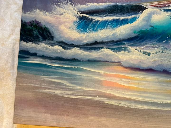 キャンバスビーチアート　豪華額装あり　西海岸　ロンハーマン　wtw サーファーズ