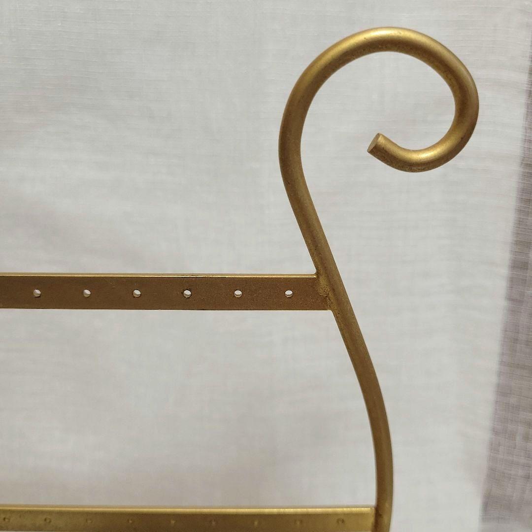 アンティーク風 マットゴールド ピアススタンド