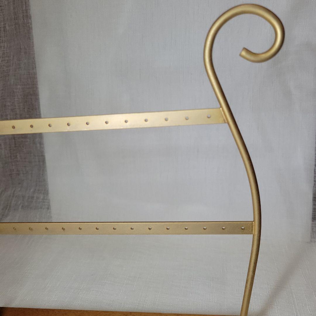 アンティーク風 マットゴールド ピアススタンド