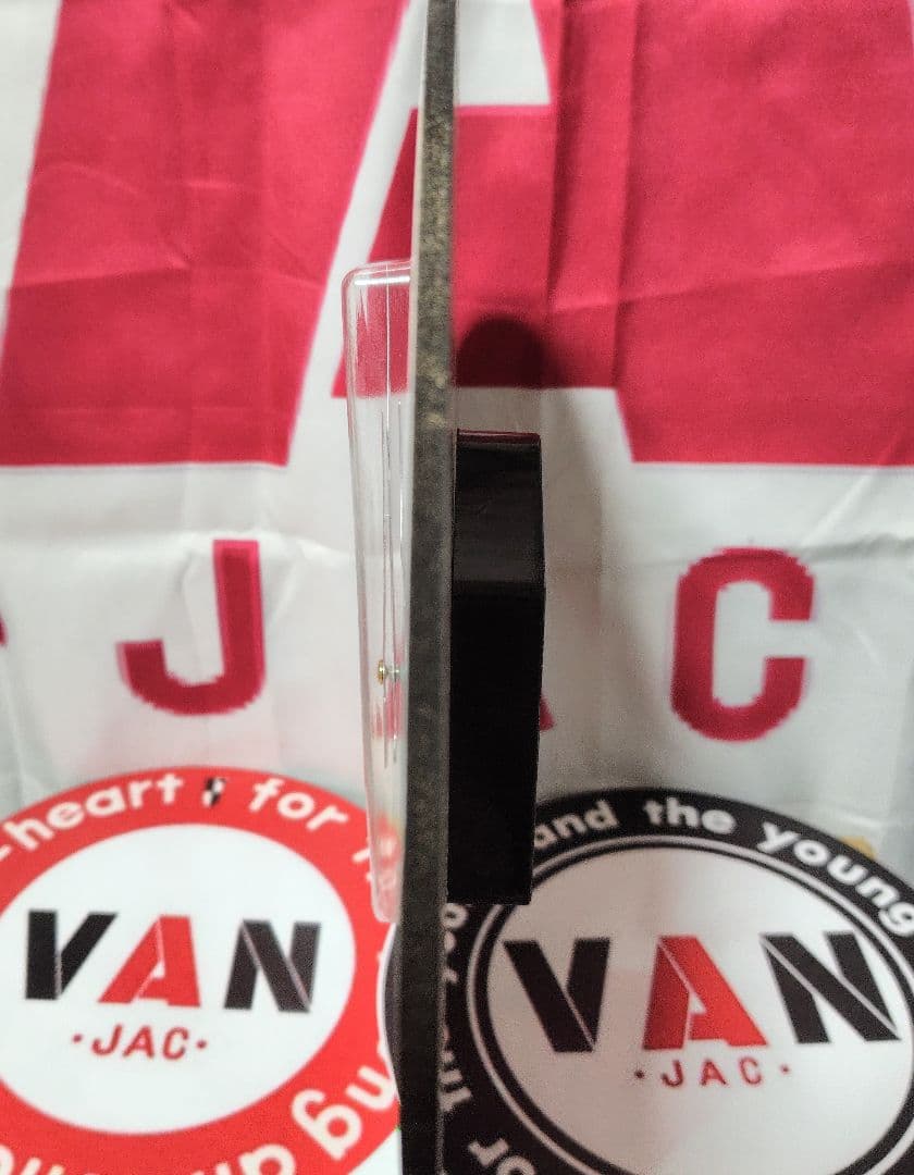 ㉔新品未使用VANJACヴァンヂャケット壁掛け時計ふち無し白 径約３０cm前後