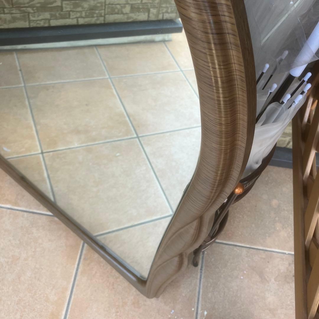 北欧ヴィンテージ ウォールミラー アーチミラー　特大　ビンテージ　アンティーク