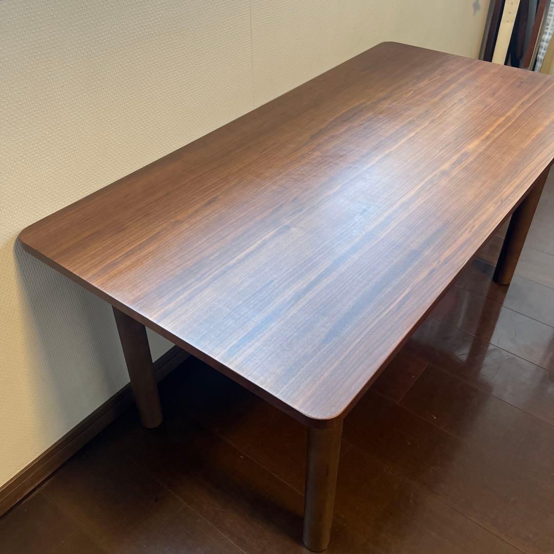 MUJI 無印良品 木製ローテーブル ウォールナット 廃盤品