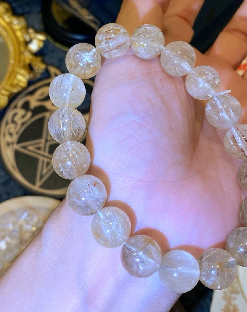 神力実感！最強神道強化術式かけ！奇跡発動良縁成就 【超レア高品質希少雪霜ルチル】