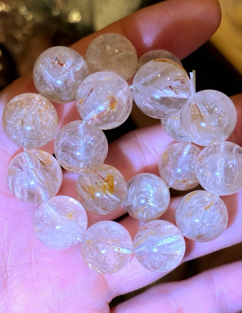 神力実感！最強神道強化術式かけ！奇跡発動良縁成就 【超レア高品質希少雪霜ルチル】