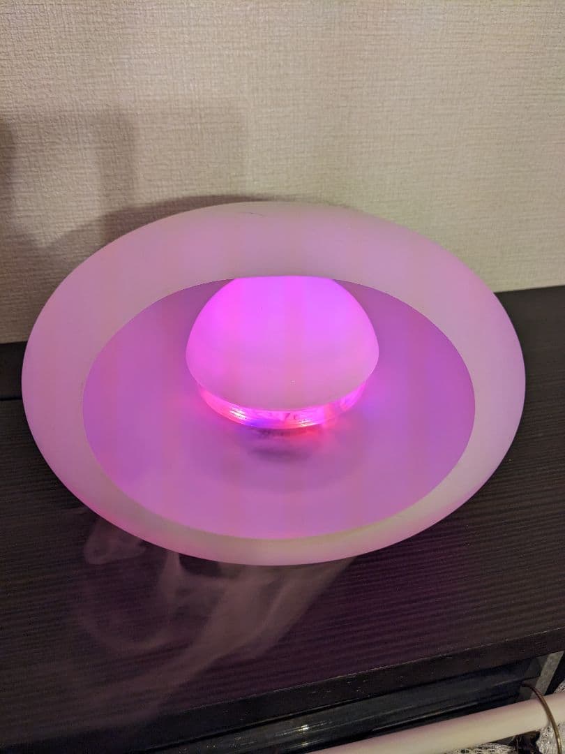 アロマディフューザー LEDライト付き 霧発生装置　加湿器