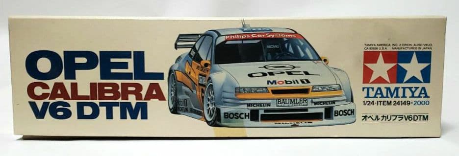 タミヤ オペル カリブラ V6 DTM 予備デカール付き 1/24 未組立中古品