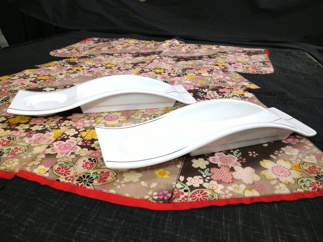 ♥オシャレな【豪華に８角切子グラス付】♥【２ステージ演出素敵な白長皿】ダブル4組