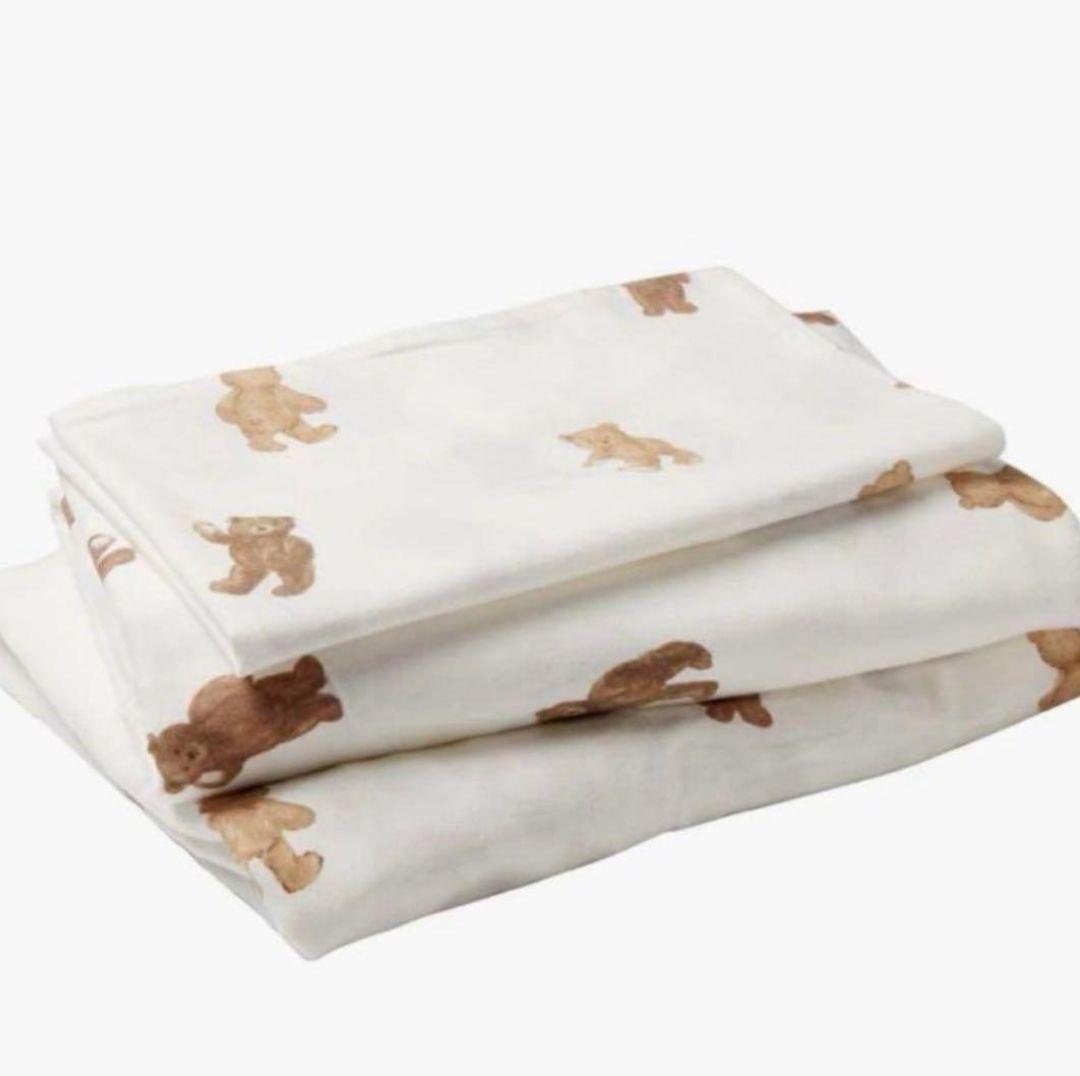 ジェラートピケ　gelatopique　ベア柄　寝具3点セット　新品