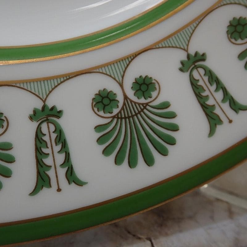 RU-6207　リチャードジノリ　パルメッテ　エメラルド　スーププレート4客