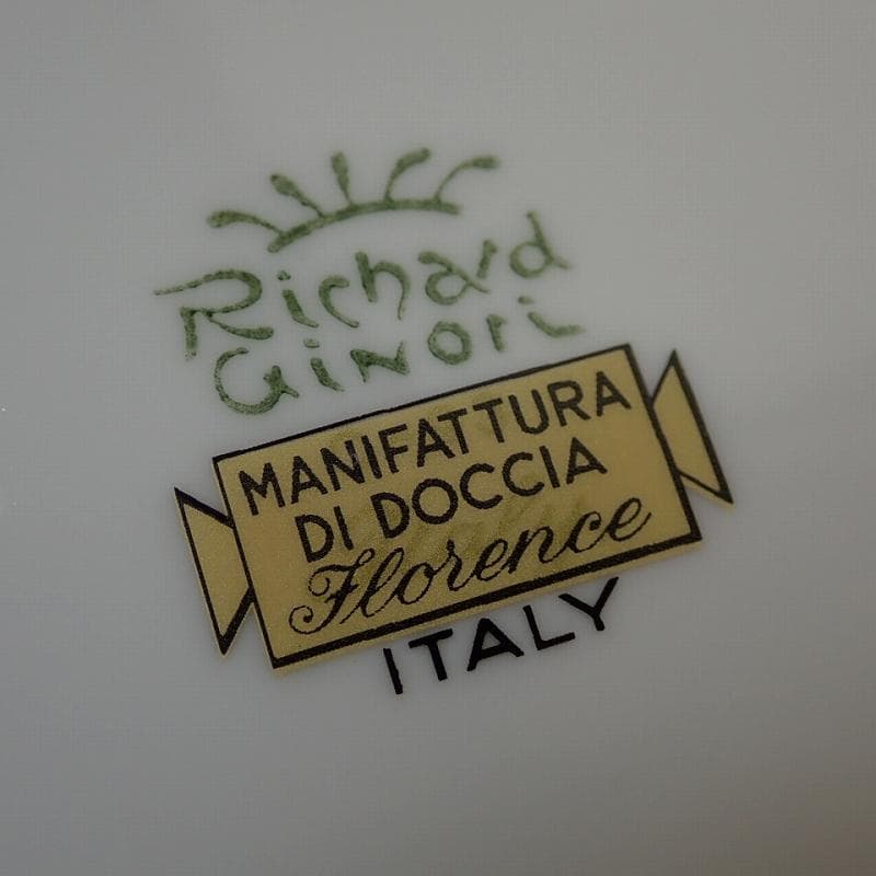 RU-6207　リチャードジノリ　パルメッテ　エメラルド　スーププレート4客