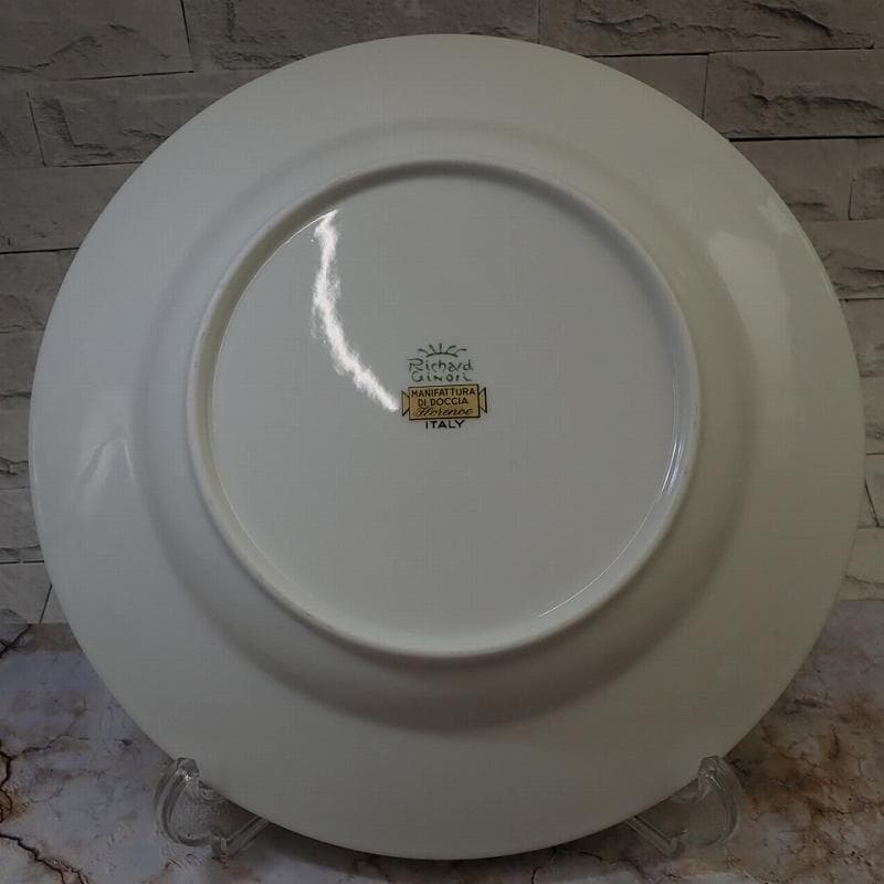 RU-6207　リチャードジノリ　パルメッテ　エメラルド　スーププレート4客