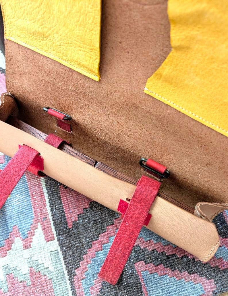 【美品】注文品 本革製ツールロール 道具入れ 巻き 【弓道使用】ハンドメイド