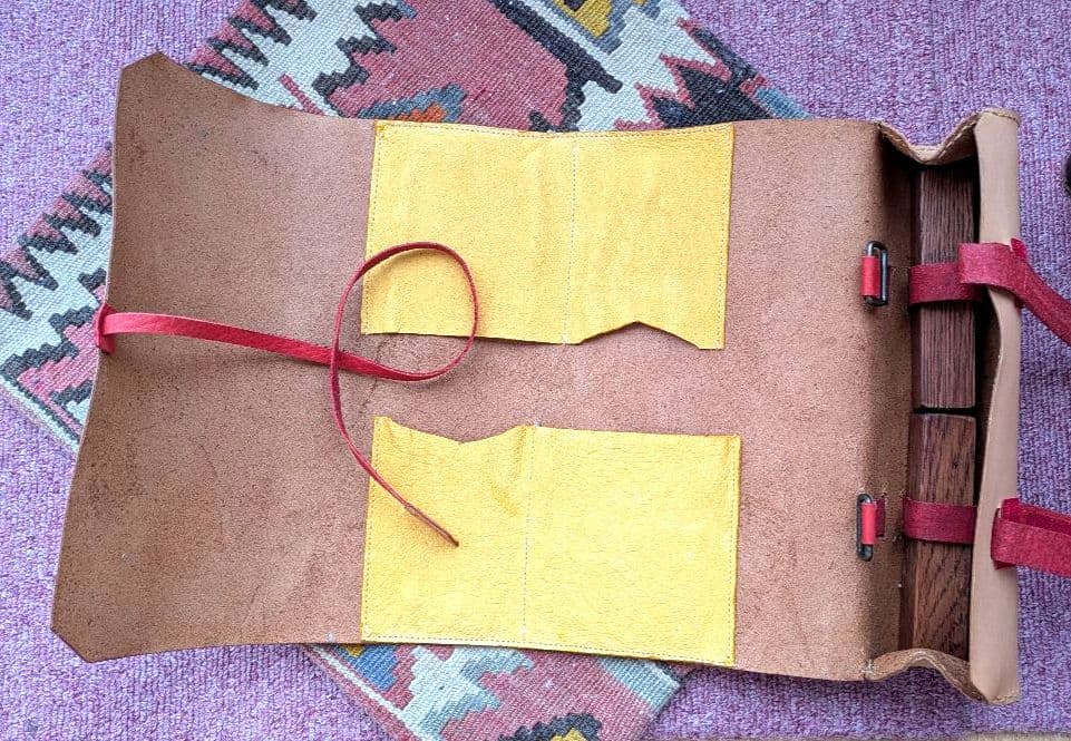 【美品】注文品 本革製ツールロール 道具入れ 巻き 【弓道使用】ハンドメイド