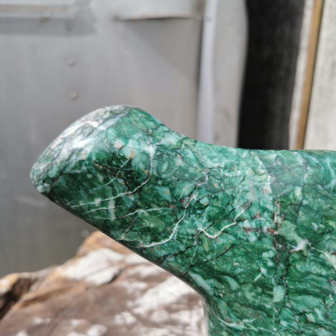 ナミビア翡翠　2  翡翠　ヒスイ　鑑賞石　石　置物　オブジェ　インテリア