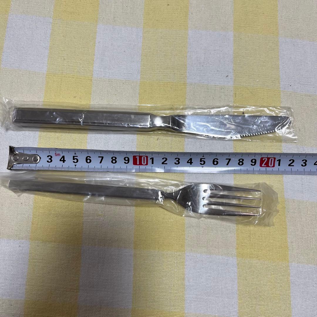 18-8 STAINLESS STEEL デザート　フォーク　ナイフ