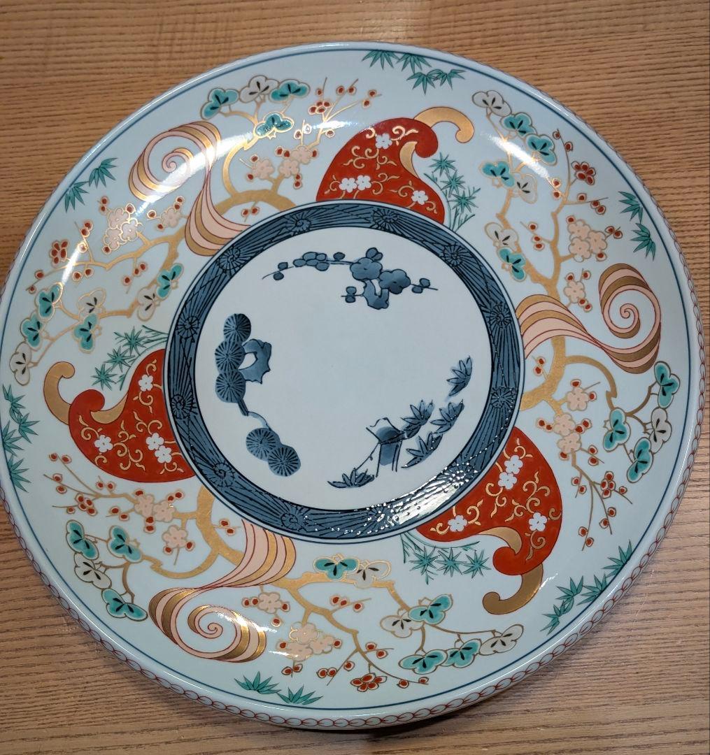 貴玉陶製 伝統的和風デザイン皿