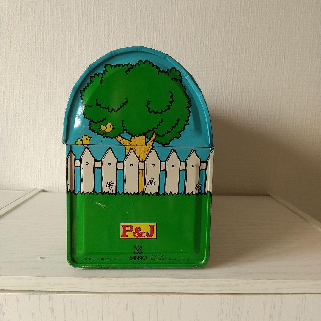 サンリオ/Sanrio/パティ＆ジミー 缶バスケットバッグ/昭和レトロ/希少