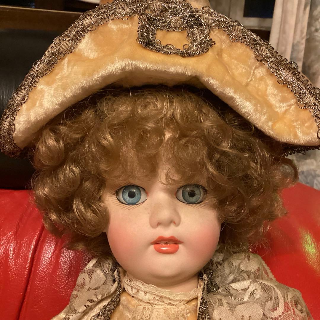 A917 ビスクドール フランス人形 アンティーク 男の子 人形 - メルカリ