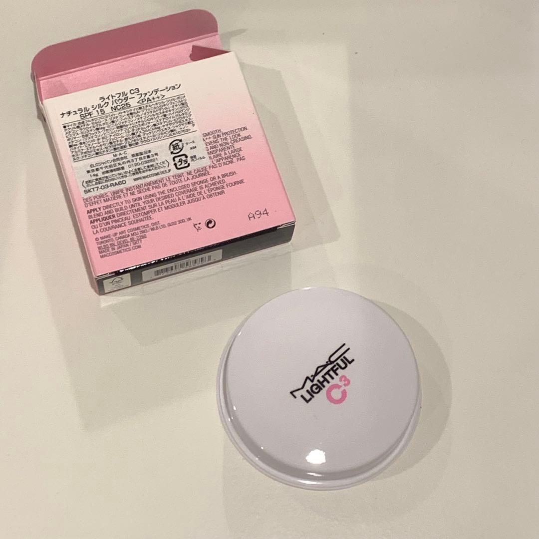 macライトフルC3ナチュラルシルクパウダーファンデーション