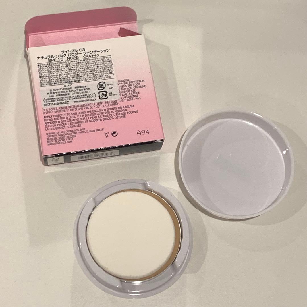 macライトフルC3ナチュラルシルクパウダーファンデーション